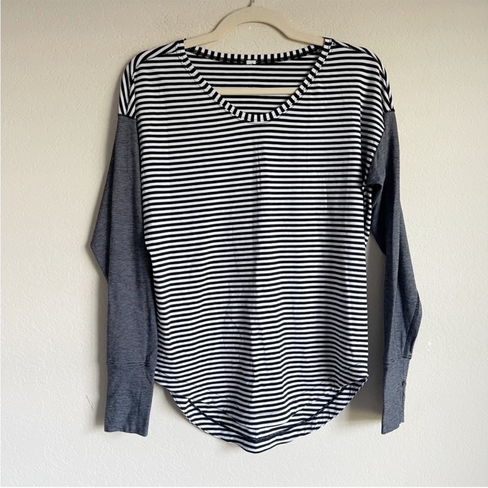 Striped Long Sleeve Women's Top